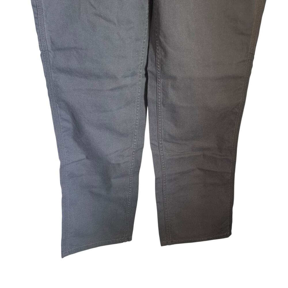 Carhartt Women's Rugged Flex Loose Fit Canvas Work Pant in Grey sz 16 NWT - Picture 5 of 5